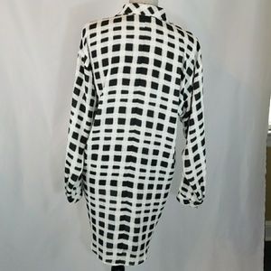 A.N.A High Low Button Down Long Sleeve Shirt